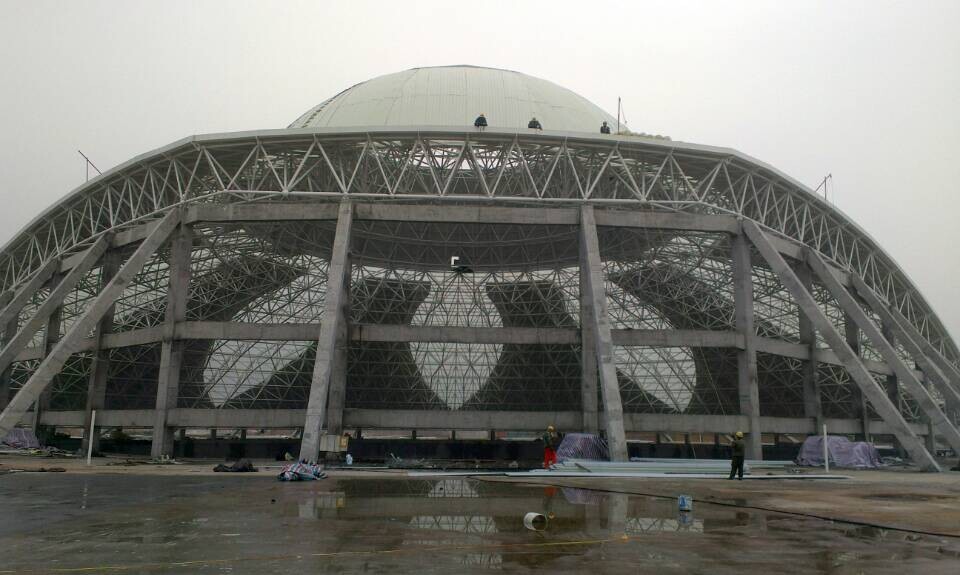 武夷山温泉馆网架工程